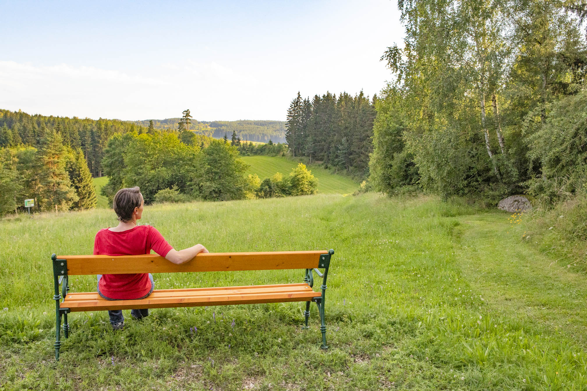 eine Bewohnerin des Waldviertels
